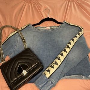 KAPPA denim crop top🤍✨